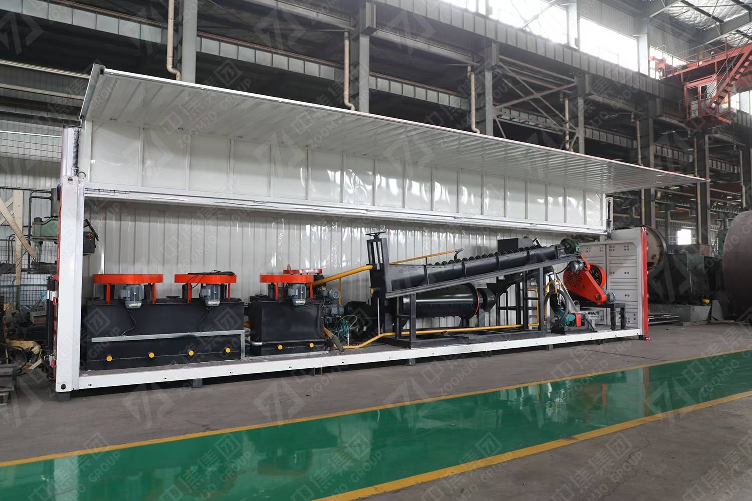 中焦礦機(jī)中試選礦試驗線建成